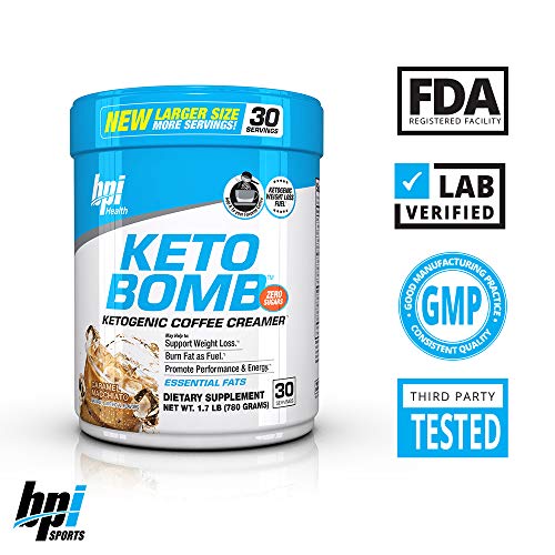 Bpi Health Keto Bomb - Ketogenic Coffee Creamer - Amazing Taste - Supports Weight Loss - Essential Fats - Boosts Energy - 0 Sugar - Caramel Macchiato - 30 Servings - Larger Size- Save More - Thumbnail 5