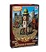 KERANOVA Clever Paper Medieval Town The Clock Tower 3D Puzzle, 15 X 15 X 34 cm