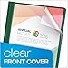 Oxford Clear Front Report Covers, Letter Size, Hunter Green, 25 per Box (55856)