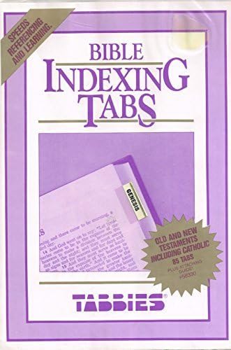 Tabbies Bible Index Tabs - Catholic with Gold Edges by Tabbies