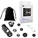 PLAY X STORE Camera Lens Kit For cell phone - 3 in 1 Universal Clip-on Lens, Fish Eye Lens, Macro And Wide Angle Lens(Black)