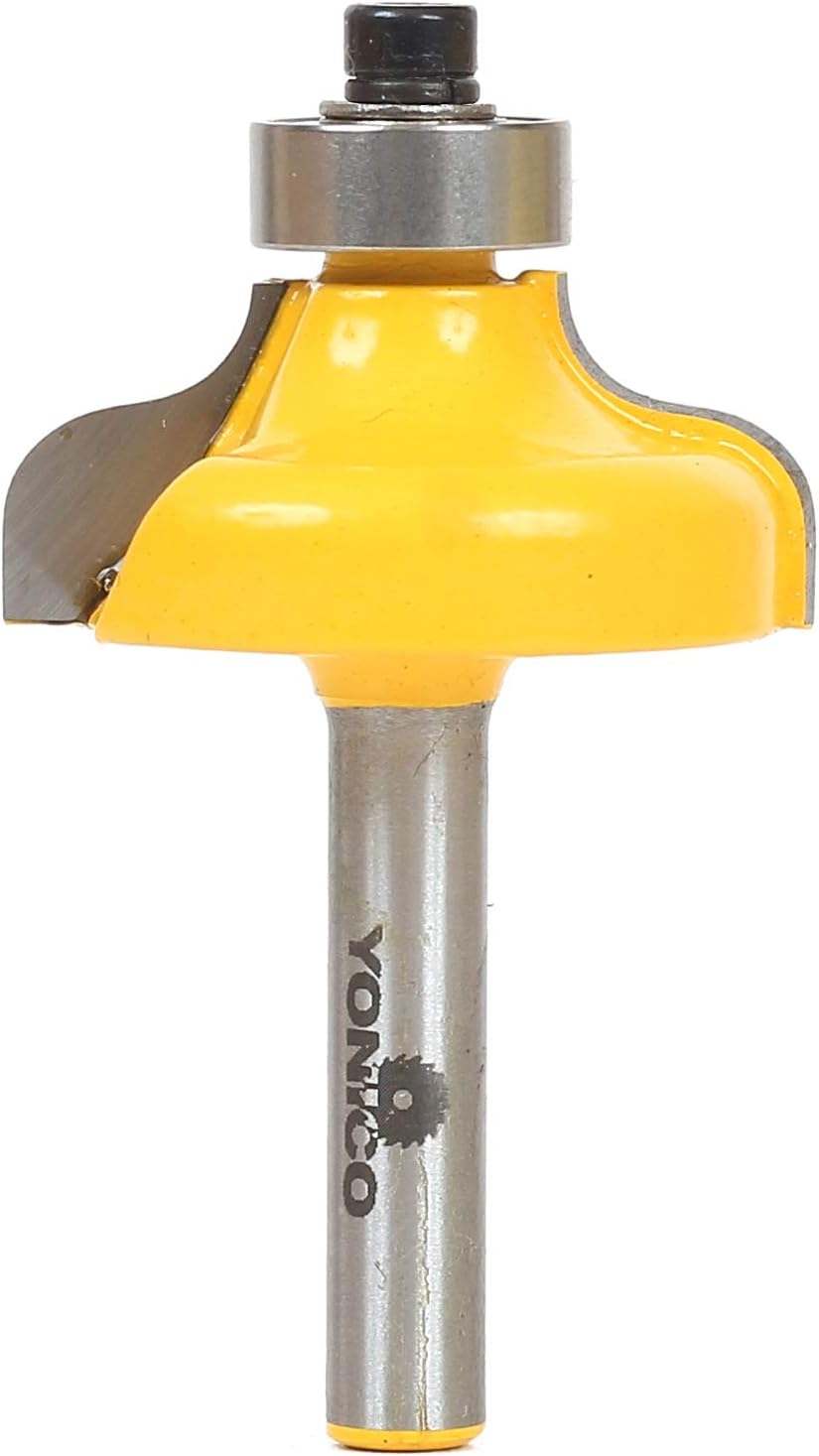 Yonico 13146q - Ogee Edge Forming Router Bit, Traditional Ogee - Cutting Depth: 3/8" - 1/4" Shank, 1/4 Inch
