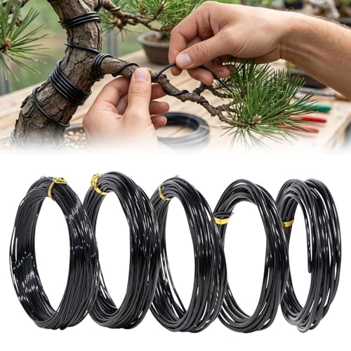 Bonsai Wire Kit, 147 Feet Total,5 Sizes