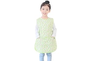 Plie Kids Painting Apron – Waterproof Art Smock for Toddlers & Preschoolers, Messy Play, Baking, Crafts, Cooking, Mealtime