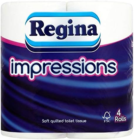 Regina Impressions 3 Ply Bathroom Tissue 4 per pack