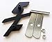zorratin Chrome Trim R/T RT Metal Hood Grill Emblem Badge w/Mount for Dodge Challenger Charger Durango Dakota Dart SRT