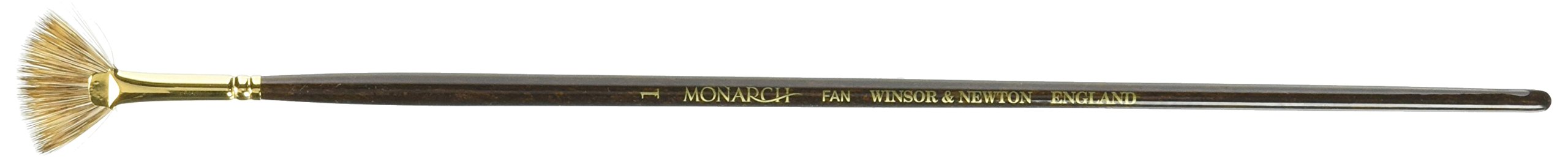 Winsor & Newton Monarch 5506001 Fan Brush No. 1 35 mm Professional Synthetic Hair Brush for Oil or Acrylic Paints