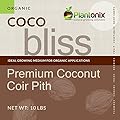 Coco Bliss Premium Coconut Coir Pith 10 lbs brick/block, OMRI listed for Organic Use