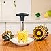 Goldenwide Stainless Steel Pineapple Slicer Peeler Cutter and De-corer