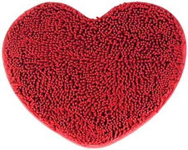 SK Studio Extra Soft Absorbent Chenille Bath Mat Fluffy Non Slip Machine Washable Bathroom Rug 28 X 32 Inch
