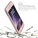 iPhone 6 Plus Case, YamaziHD Full Body Coverage Protection Ultra Slim iPhone 6 Plus Case with Tempered Glasses Screen Protector for Apple iPhone 6 6S Plus - Blue 5.5''