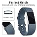 For Fitbit Charge 2 Bands, Hotodeal Replacement Wristbands Soft Silicone Accessory Strap for Fitbit Charge2 HR Tracker, Buckle, 12 Colors, Small Slate