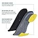 STASOLE Anti-Fatigue Insoles For Man and Woman Cushioning Gel Shoe Inserts With Arch Support and Shock Absorption Ideal for Hiking Work Boots and Athletic Shoes (L)