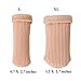 Makhry 4pcs Adjustable Cuttable Gel Toe and Finger Cap Lined Gel Toe Covers Sleeves Ribbed Knit Toe Caps Digital Caps (XL)