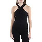 BCBGeneration Women's Sleeveless Crossover Halter Top