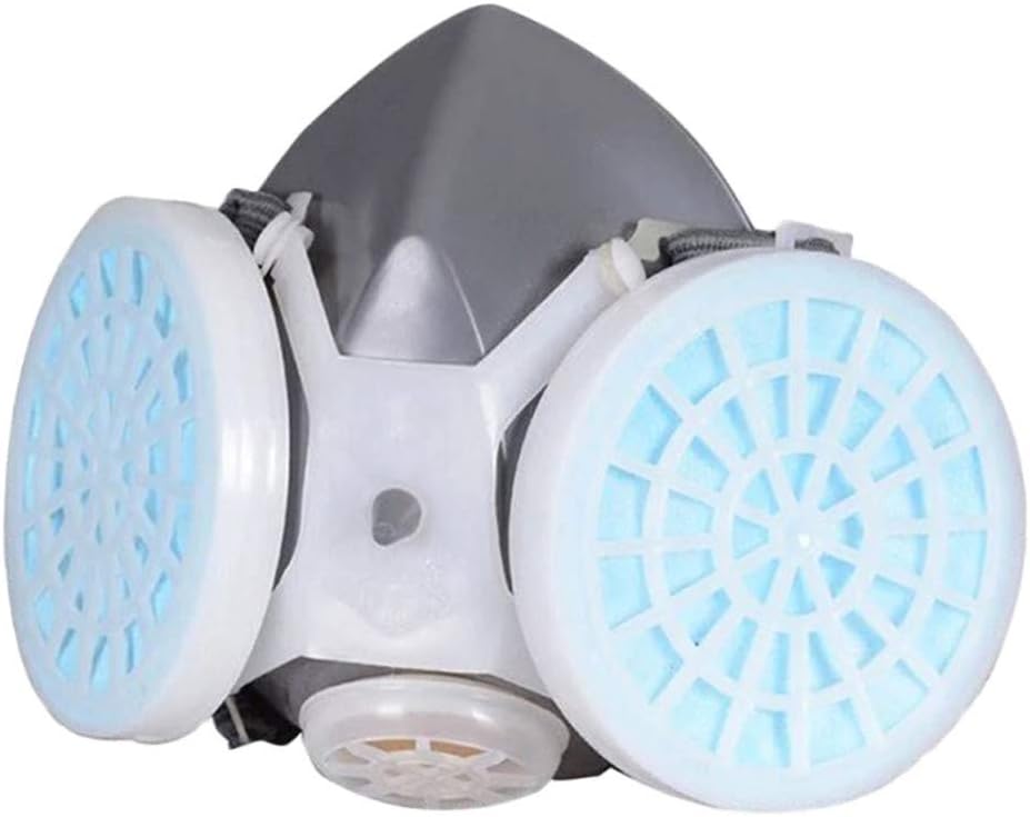 Anti-Dust Gas Spray Paint Dual Respirator Industrial Chemical Mask
