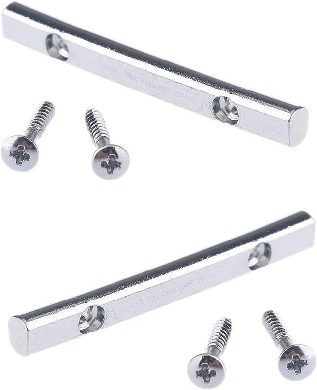 Musiclily String Tension Bar String Retainer for Floyd Rose Tremolo System Electric Guitar,Chrome(2 Pieces)