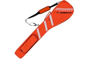 Big Teeth Golf Sunday Bag, Small Golf Bag Lightweight, Par 3 Golf Bag for A Few Clubs Driving Range, Practice with Carry Shoulder Strap Foldable Multi-Colour
