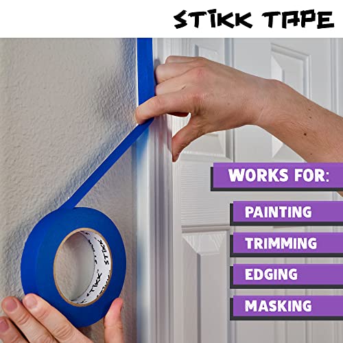 STIKK Painters Tape 3pk Purple Painter Tape 1 Inch X 60 Yards