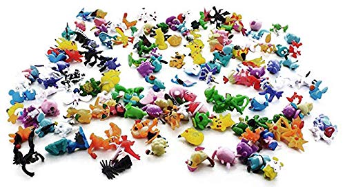 Toy Play Fun 144 pcs Heroes Action Figure Toy Set Mini Action Figures 2-3 cm Kid's Gift Children Game