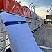 Cruise On Towel Bands for Cruise Chairs (4 Pack), Better Alternative to Towel Clips for Beach, Pool & Ships, Essential for 2025 & 2026 Trips, Secure & Stylish, Blue