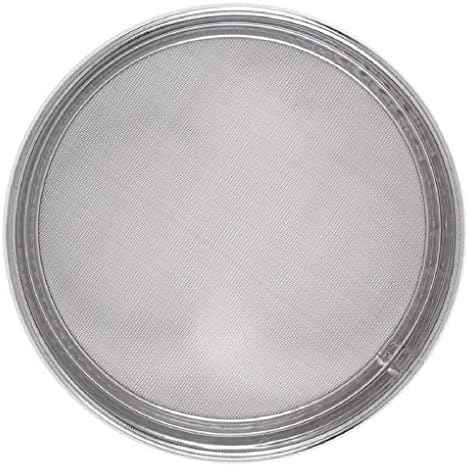 Tralntion Stainless Steel Flour Sieve Baking Tool Kitchen Round Flour Sugar Powder Sieve Colander