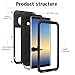 Samsung Galaxy Note 8 case,Feitenn Extreme Hybrid Armor Alloy Aluminum Metal Bumper Soft Rubber Military Heavy Duty Shockproof Hard Case For Samsung Galaxy Galaxy Note 8 (Black)
