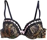 Weber Camo Padded Bra w/Pink Bow 36B BreakUp