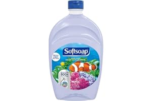 Softsoap Antibacterial Liquid Hand Soap Refill - Aquarium Series - Fresh Scent- Moisturizing Hand Wash, Savon a Main, Dermato