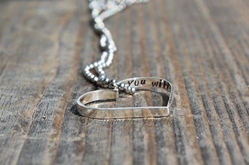You will forever be my Always Hidden Message pendant necklace - Sterling silver - Hidden message - Secret message