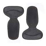 [Sale] Heel Grip/Heel Liner/Heel Cup/Pad/Cushion,ViMall Comfortable Adhesive Silicone Gel Padded Shoe Snug Shoe Back Inserts Pads Insoles With Arch Support (Black(4 Pair))