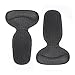 [Sale] Heel Grip/Heel Liner/Heel Cup/Pad/Cushion,ViMall Comfortable Adhesive Silicone Gel Padded Shoe Snug Shoe Back Inserts Pads Insoles With Arch Support (Black(4 Pair))