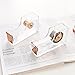 Acrylic Gold Tape Dispenser,Clear Acrylic Desk Dispenser Kit , Modern Design Office Desktop Tape Dispense