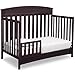 Delta Children Sutton 4-in-1 Convertible Crib, Espresso Java