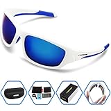 Torege Polarized Sports Sunglasses For Man Women Cycling Running Fishing Golf TR90 Unbreakable Frame TR011
