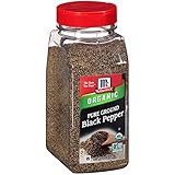 McCormick Organic Pure Ground Black Pepper, 12 oz