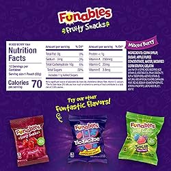 Funables Fruity Snacks, Mixed Berry Fruit Flavored