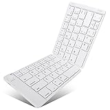 Foldable Keyboard Bluetooth Folding Keyboard Full