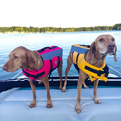 Vivaglory Dog Life Jackets with Extra Padding Pet Safety Vest for Dogs