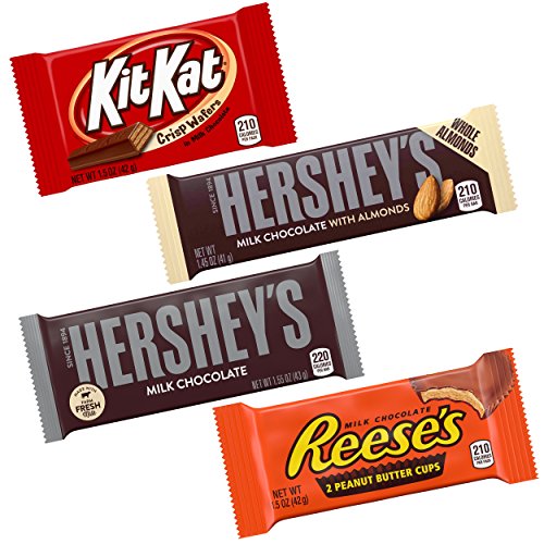 BULK 30 PACK HERSHEY'S Chocolate Candy w/ Reese's, Kit Kat