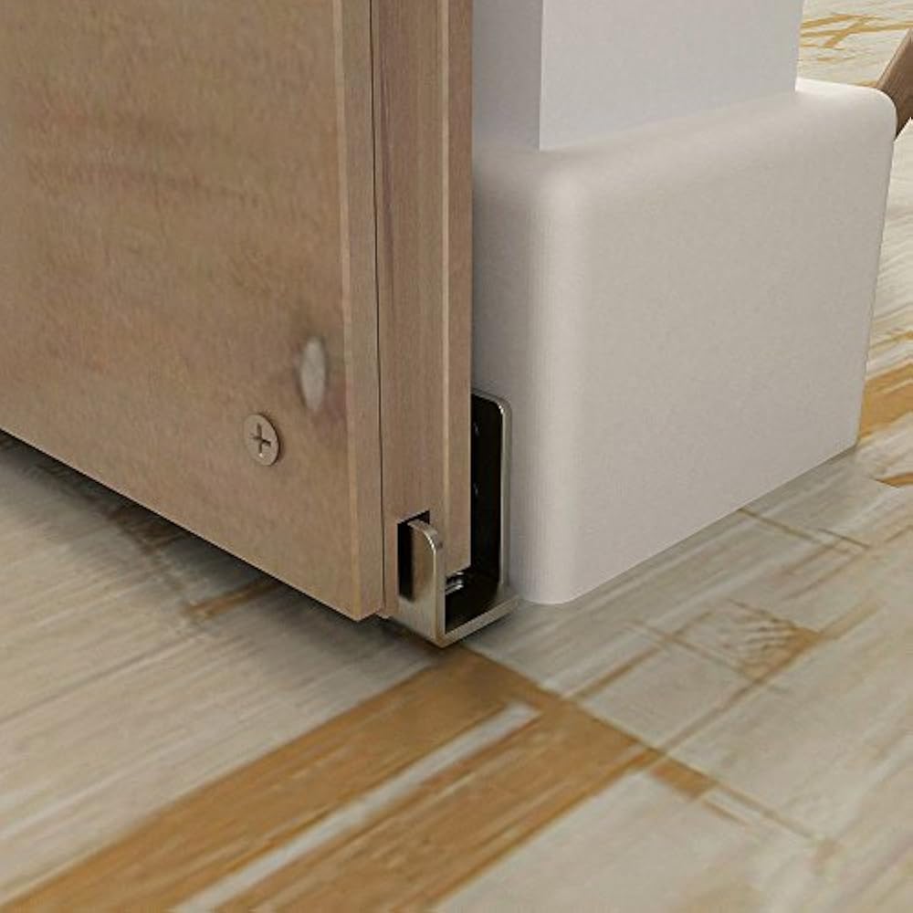 Stainless Steel Floor Guide Wall Mount Sliding Barn Door Hardware Up 1