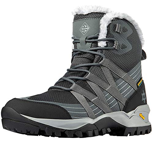 Wantdo Women's Waterproof Hiking Boots Lightweight Breathable Winter