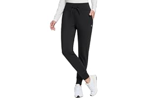 baleaf Women's Fleece Lined Pants Water-Resistant Sweatpants Winter Thermal Ski Hiking Running Joggers