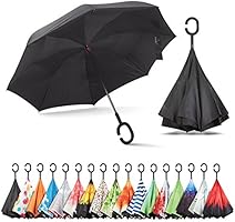 Sharpty Inverted Umbrella, Umbrella Windproof, Reverse Umbrella, Umbrellas for Women, Upside Down Umbrella with C-Shaped...