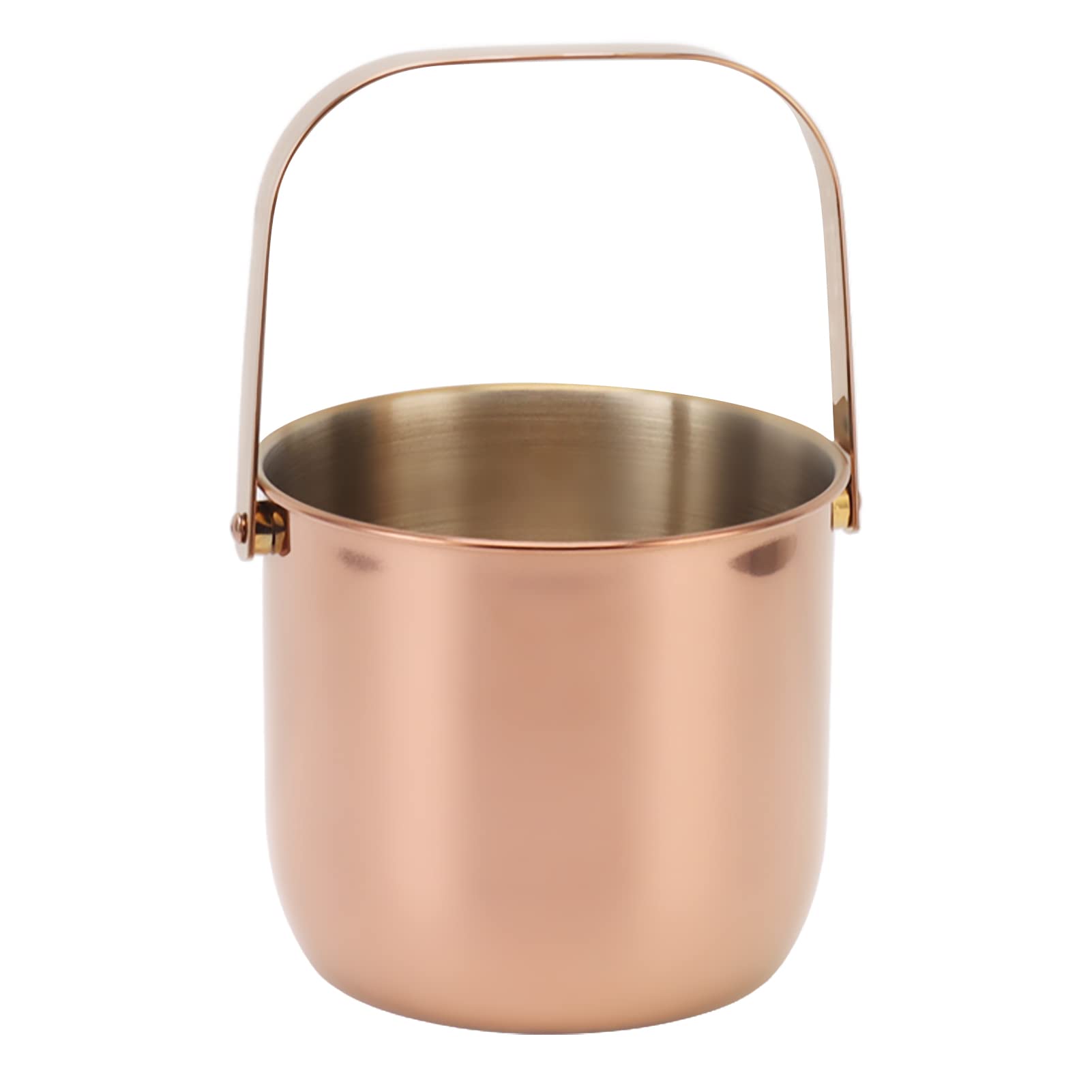 Ice Bucket, Champagne Bucket, Champagne Ice Bucket Ice Bucket with Chilled Handle for Party (Rose Gold) Wine Bucket Ice Buckets for Parties