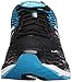 ASICS Men's Gel Nimbus 18 Running Shoe, Black/White/Island Blue, 9.5 M US