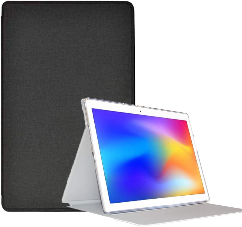 RLTech Case for Alldocube X Neo Slim Lightweight Smart Shell Folio Cover with Stand Function for Alldocube X Neo 10.5 inch Tablet (Black-A)