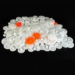 198PCS Small Motor Gears Plastic Gears for Motor RC
