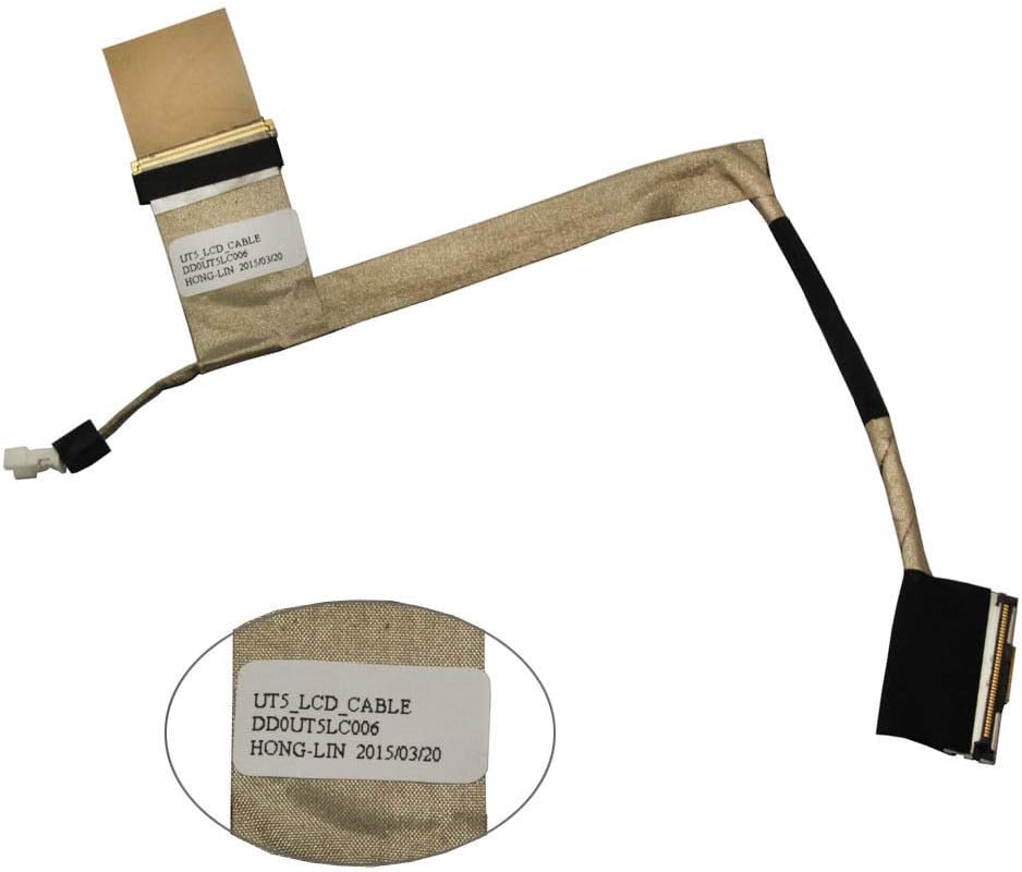 CAQL LCD LED Screen Video Flex Cable for HP Pavilion DV7-2000 DV7-2301NR DV7-2185dx DV7-2040US DV7-2111US DV7-2170US DV7-2180US DV7-2270US DV7-2043CL DV7-2173CL DV7-2177CL DV7-2273CL DV7-2277CL