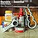 RINUZ Can and Jar Opener - Ergonomic Bottle Opener for Seniors, Elders and Arthritis Sufferers 6packs